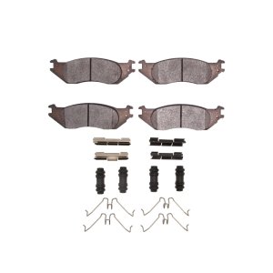 Ford E-150 Brake Pads - Front - R1 Concepts - Ceramic - `04-`06